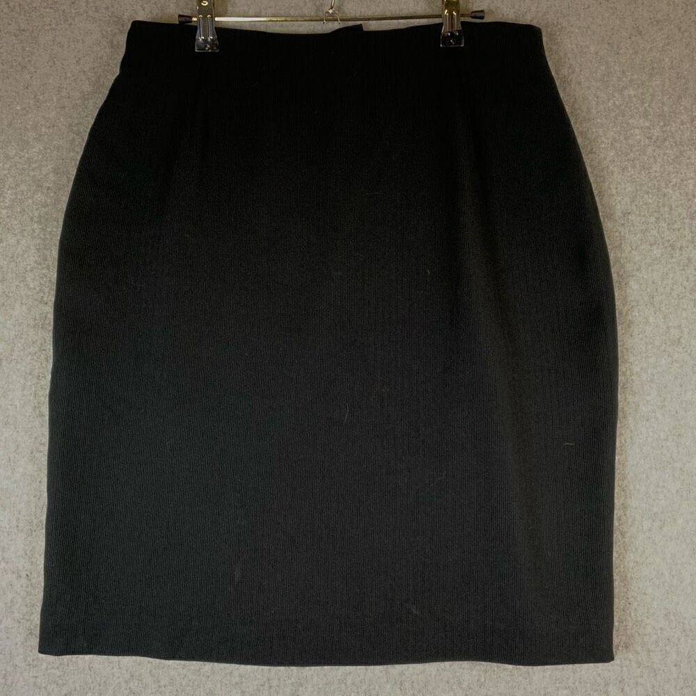Garfield & Marks Women’s Size 12 Pencil Dress Skirt Black Lined Above Knee